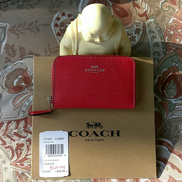 zip around coin case coach